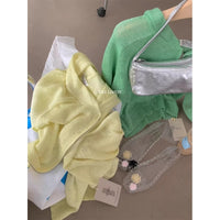 Women's Ice Silk Long Sleeve Hooded Cardigan Thin Sun Protection Coat