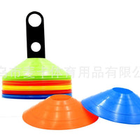 Soccer Training Cones Set with Mesh Bag, Obstacles, and Triangle Cones for Campus Soccer Training