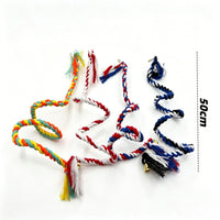 Parrot Cotton Rope Climbing Swing Toy for Bird Cages