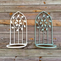 Wall-Mounted Iron Art Planter Basket for Balcony & Indoor Greenery