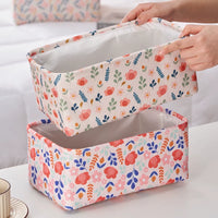 Fabric Storage Box Small Household Organizer for Socks Underwear Snacks Sundries