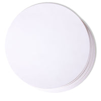 Round White Cardboard Drawing Paper for Zentangle Art, Hand-Painted Mandala, Colored Pencil, Thick Hard Cardstock