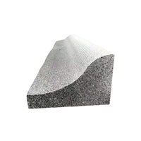 Granite Curbstone for Outdoor Landscaping and Construction, Sesame Ash/White