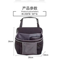 Car Seat Back Multi-functional Storage Bag with Trash Can