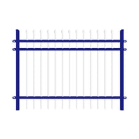 Galvanized Steel Fence Panel for Outdoor Yard and Boundary Security