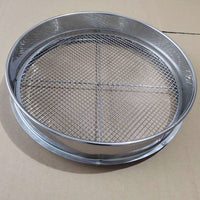 Garden Sieve Set with Interchangeable 304 Stainless Steel Mesh Screens for Soil and Compost, 20-30cm Diameter
