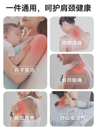 Cotton Gauze Nursing Shawl for Postpartum Mothers - Lightweight Breastfeeding Cover and Shoulder Warmer
