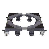 Adjustable Appliance Roller Base with Lifting Feet and Brakes for Washing Machine Refrigerator Dishwasher
