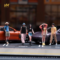 VM Miniature Figures 1/18, 1/24, 1/43, 1/64, 1/87 Scale for Car Models, Flower Pots, Fish Tanks, and Dioramas