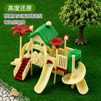 Miniature Playground Slide Model for Architectural Sand Table Micro Landscape