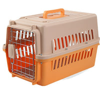Pet Carrier for Cats and Dogs, Airline Approved Travel Crate for Car Trunk, Portable Kennel with Feeding Bowl