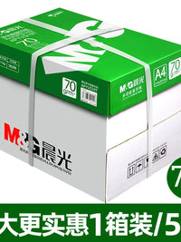 M&G A4 Copy Paper 80gsm 100 Sheets White 70gsm 500 Sheets for Printing, Homework, Office Supplies
