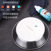 Korean Style 304 Stainless Steel Sauce Dish for BBQ and Western Cuisine