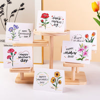 Ins Style Small Fresh Greeting Card After-sales Card for Flower Shop Mother's Day Women's Day Message Blessing Thank You Card