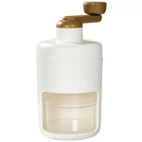 Manual Ice Shaver Machine Portable Hand Crank Ice Crusher for Home Use