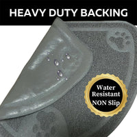 Cat Litter Mat - Absorbent, Waterproof, Easy Clean, Machine Washable, Soft Paw-Friendly Pad