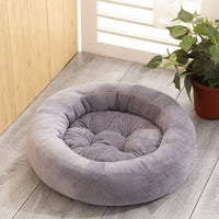Pet Bed for Small to Medium Dogs and Cats, Warm Crystal Velvet, Chew-Resistant