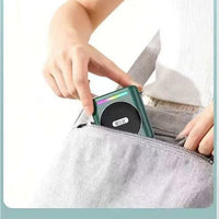 Portable Bluetooth Speaker with Bass, Metal Mini Wireless Speaker for Outdoor and Indoor Use