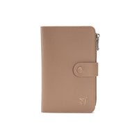 RFID Blocking Passport Holder Travel Wallet with Card Slots and Ticket Compartment, Premium PU Leather