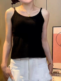 Plus Size Slimming Camisole with Built-in Bra Pad for Women