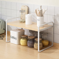 Multi-functional Countertop Storage Rack for Kitchen and Bathroom