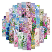 24-Pack Floral Bookmark Set for Reading, Student Rewards, and Stationery Gifts