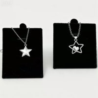 Velvet Jewelry Display Stand for Necklaces, Earrings, and Pendants