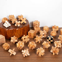 Children's Educational Luban Lock Brain Teaser Puzzle Toy Set