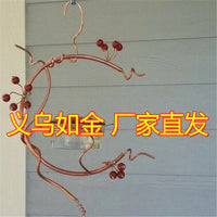Hummingbird Feeder Window Hanging Metal Outdoor Bird Feeder