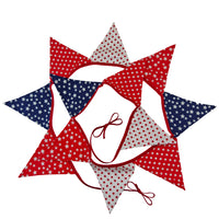 Halloween Thanksgiving Christmas Cotton Polyester Pennant Banner for Parties and Outdoor Camping