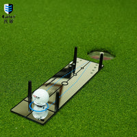 Golf Putting Alignment Mirror Training Aid with Foldable Design for Indoor Practice