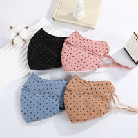 Floral Print Reusable Face Mask with Ear Loops, Breathable and Washable