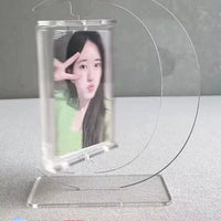 Acrylic Rotating Photo Frame Stand for 3-inch Cards