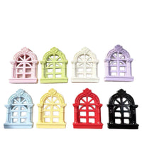 Dollhouse Miniature Hollow Window Frames European Retro Style Decor Props