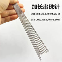 Extra Long Beading Needles for Jewelry Making, Fine Hand Beading Tool for Necklaces and Bracelets