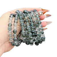 Natural Phantom Quartz Beaded Bracelet for Women