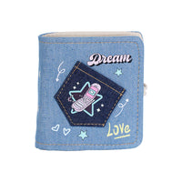 Y2K Denim Mini Photo Album for Kpop Photocards, Portable Retro Aesthetic Photocard Holder