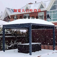 Aluminum Alloy Electric Louvered Pergola Gazebo for Garden Villa Outdoor Sunshade