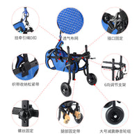 Pet Dog Wheelchair for Disabled Dogs, Rehabilitation Walking Aid Cart