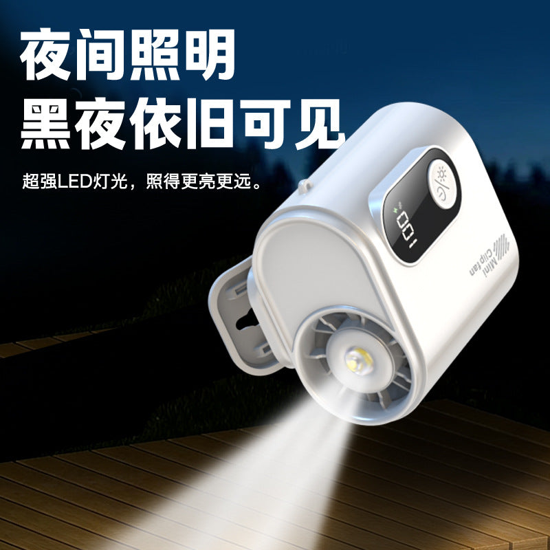 Portable Clip-on Neck Fan for Outdoor Travel