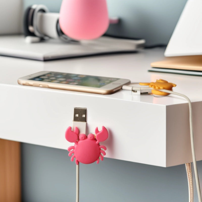 Desktop Cable Organizer Clips - Set of 3