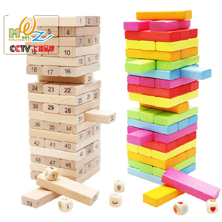 Wooden Rainbow Stacking Blocks for Kids, Educational Arch Building Toy