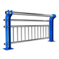 304 Stainless Steel Composite Pipe Guardrail for Pedestrian Walkways and Riverbanks
