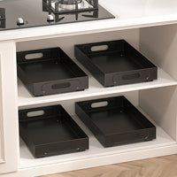Pull-Out Under-Sink Cabinet Organizer Rack for Kitchen Storage