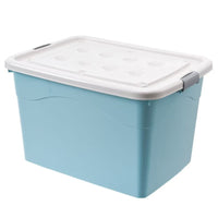 Plastic Storage Box with Wheels for Home Organization, Clothes, Toys, and Sundries