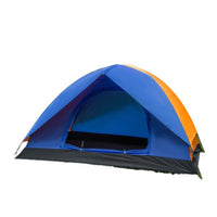 Double Layer Outdoor Camping Tent for 2-4 People, Beach Travel Shelter