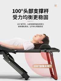 Folding Recliner for Office Nap, Home Leisure, Dual-use Sitting and Sleeping Backrest Chair