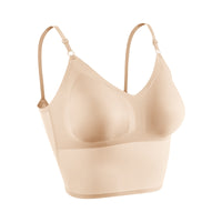 Seamless Breathable Padded Camisole for Women with Built-in Bra