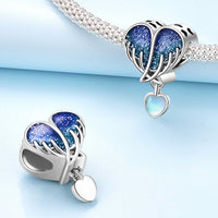 DIY Charm Bracelet Pendant Beads & Safety Chains for Jewelry Making