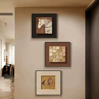 French Vintage Style Horse Success Wall Art for Entryway Living Room